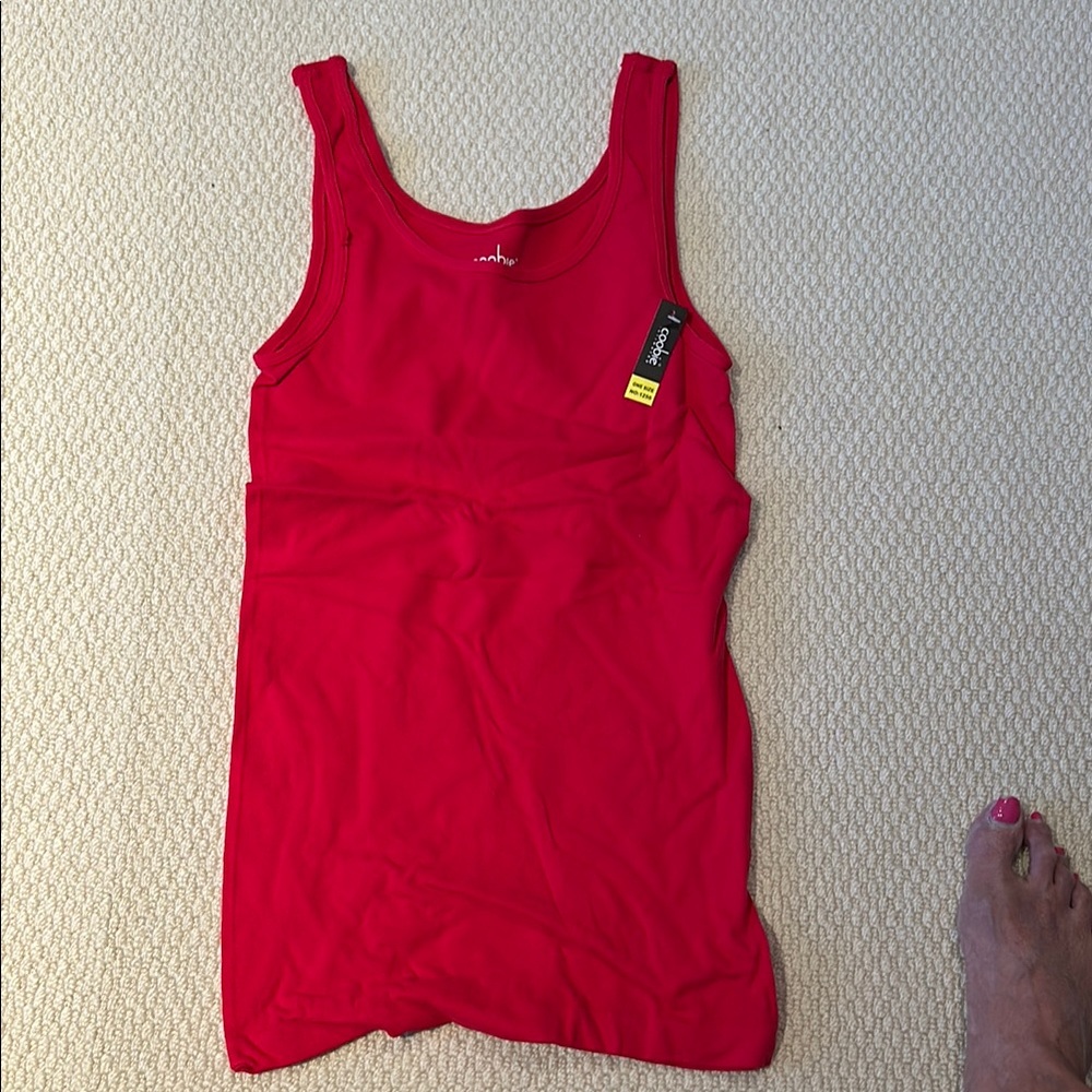 Coobie one size red camisole.
